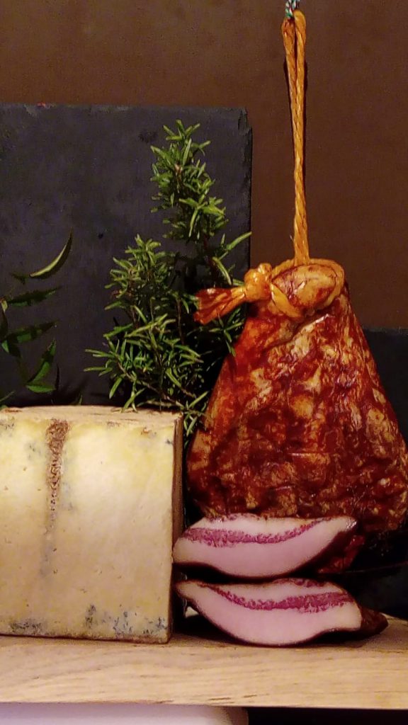 Blueu de Termignon e guanciale di Patanegra